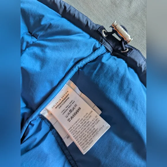 Orlebar Brown Navy Puffer Vest Large - Picture 7 of 9